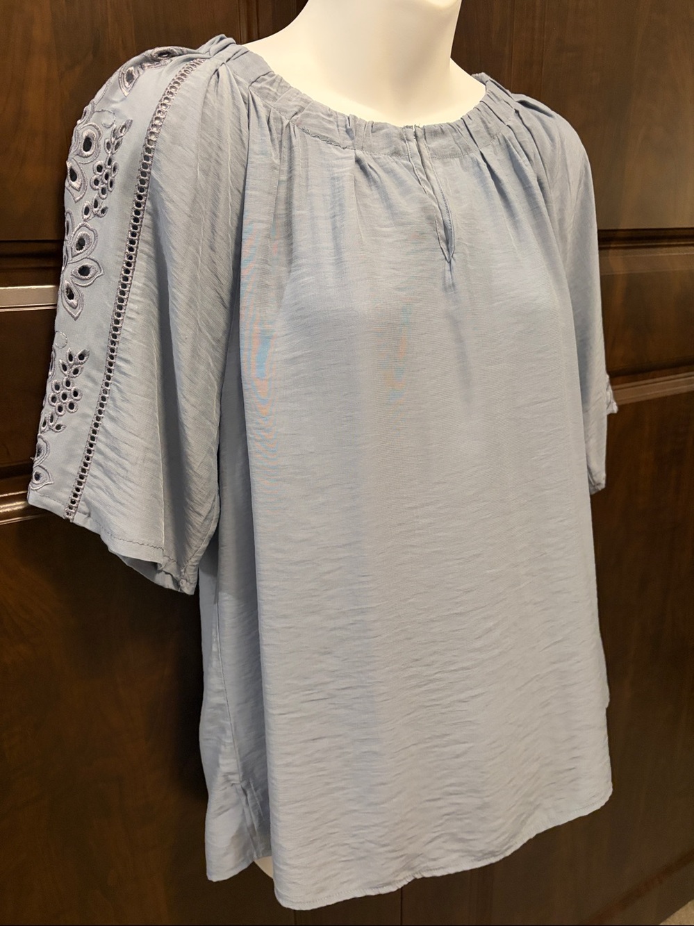 Democracy Lightweight Blouse with Sleeve Detail